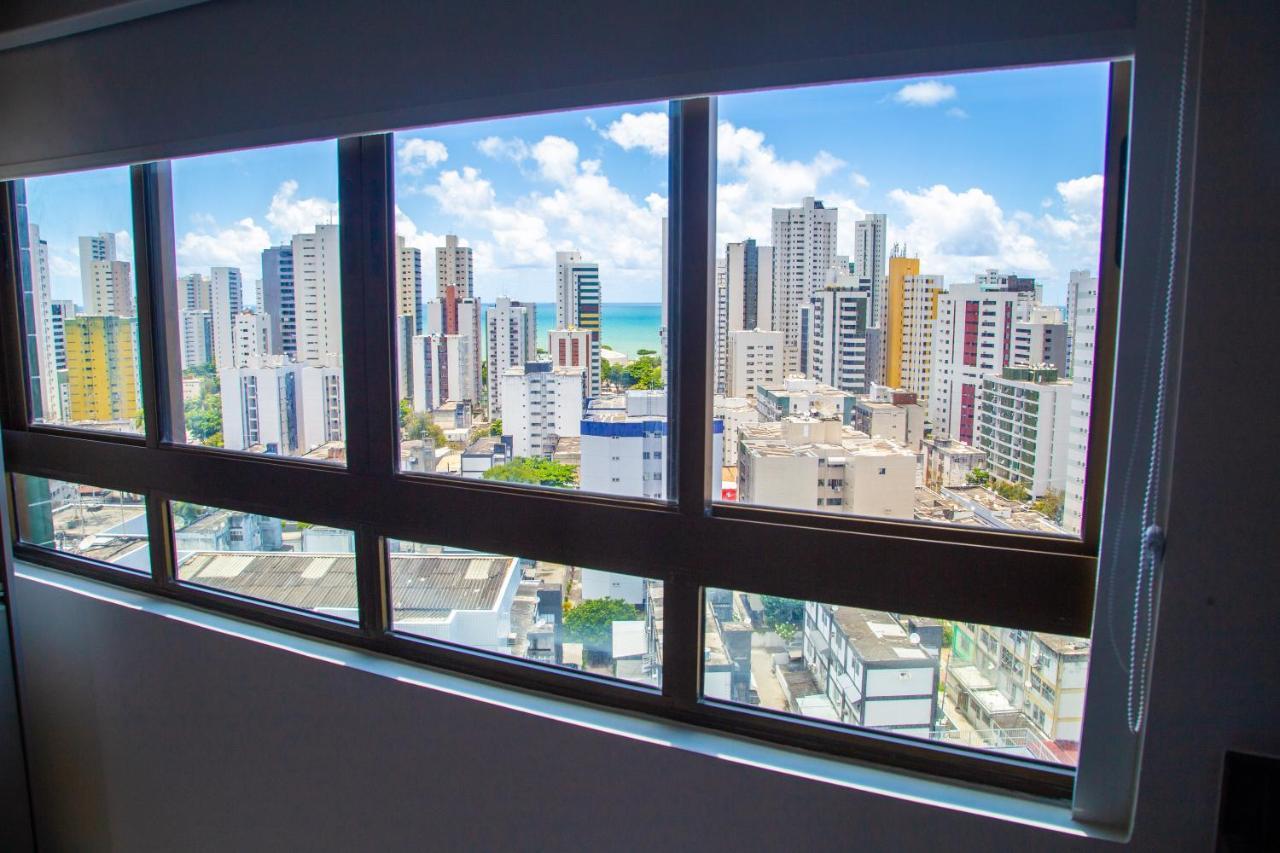 רסיפה Flat No Melhor De Boa Viagem, Vista Para O Mar, Andar Alto מראה חיצוני תמונה